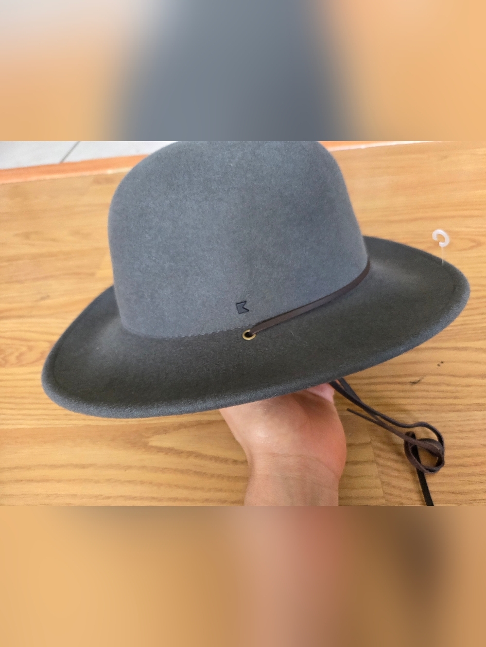 Kooringal Wool Felt Leslie Wide Brim Women's Hat Black